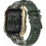 Fire-Boltt Cobra 1.78 AMOLED Army Grade Build, Bluetooth Calling with 123 Sports Modes. Smartwatch  (Dark Green, Camo Green Strap, Free Size)